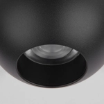 Встраиваемый светодиодный светильник Ball 12W 4200K черный 9926 LED