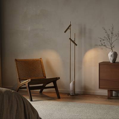 Напольный светильник (торшер) Trust 3000К 6Вт MOD460FL-L6BS3K. TM Maytoni