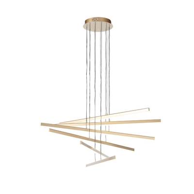 SL394.223.06 Светильник подвесной ST-Luce Матовое золото/Белый LED 6*16,6W 4000K