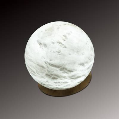 6685/8TL L-VISION ODL25 213 Настольный светильник бронзовый/металл/алебастр IP20 LED 8W с тумблером 3000/4000/6000K на выкл. 220V MARBELLA