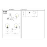 SLE106201-01 Светильник настенный ST-Luce Золотистый/Белый G9 LED 1*3W