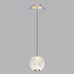 5008/5LA L-VISION ODL24 583 золотой/металл/акрил Подвес LED 5W 4000K 390лм CRYSTAL