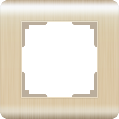 Рамка на 1 пост (шампань) WL12-Frame-01