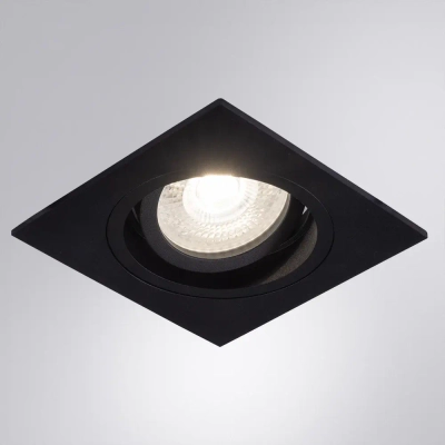 Точечный встраиваемый светильник Arte Lamp TARF A2178PL-1BK, 1хGU10
