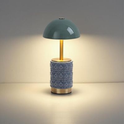 5452/3TL L-VISION ODL_EX26 светлая бронза/зеленый/синий/металл/керамика Настольная лампа беспроводная LED*3W 3000K LULU