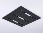 Светодиодная панель в стиле техно DPS1071 BK черный 48W 4000K 175-265V IP20 4080LM 595*595*14