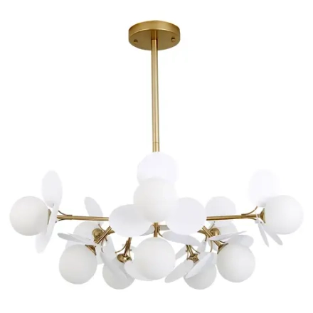 Люстра на штанге Arte Lamp PEACOCK A1369SP-10SG, 10хG9