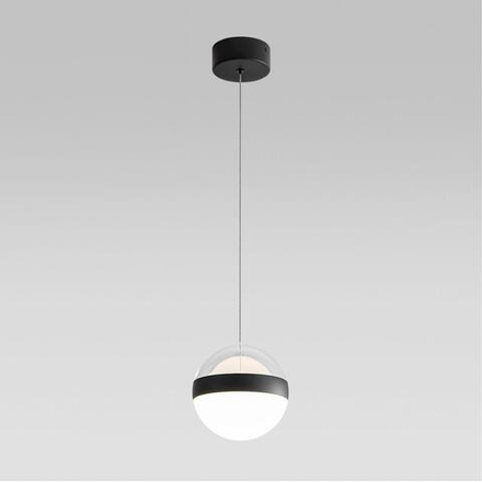 5075/12L L-VISION ODL24 511 черный/прозрачн./молочный/металл/акрил Подвес LED 12W 4000K 600лм RONI