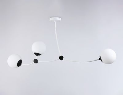 Подвесной светильник TR2566/3 WH/BK белый/черный E27/3 max 60W 1130*150*540