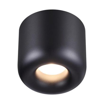 359440 OVER NT24 000 черный Светильник накладной влагозащищённый IP44 LED 10W 220-240V 3000K 650Лм LISSE