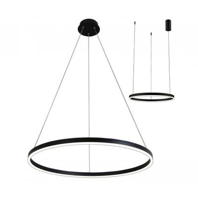 08213,19A(3000K) Подвес Тор черный d60 h150 Led 36W (3000K) 2 типа крепления