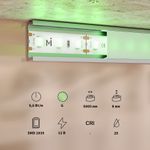 Светодиодная лента Base 12В 2835 9,6Вт/м Green 5м IP 20 201172. TM Maytoni