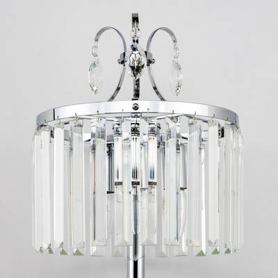 Citilux Инга CL335831 Настольная лампа хрустальная Хром