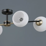 IL0469-4CSQ-24 BK AB LIBRA светильник потолочный ILLUMICO, E27х4