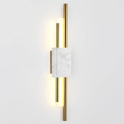 4359/10WL MIDCENT ODL23 221 белый мрамор/золотистый металл Настенный светильник IP20 LED 10W 655Лм 3000K MARMI