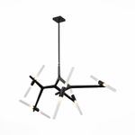 SL947.402.10 Люстра потолочная ST-Luce Черный/Белый G9 10*3W