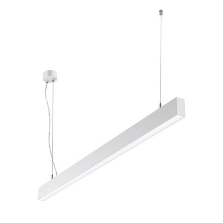 358877 OVER NT22 406 белый Светильник подвесной светодиодный (длина подвесов 1,2м) IP20 LED 4000K 40W вниз + 12W вверх 220V ITER