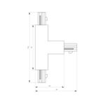 Коннектор тройной LGD-4TR-CON-EXT-L1-WH (C) (Arlight, IP20 Пластик, 3 года)