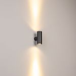 Светильник LGD-RAY-WALL-TWIN-R46-2x3W Warm3000 (GR, 24 deg, 230V) (Arlight, IP65 Металл, 3 года)