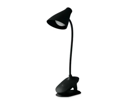 Светильник светодиодный настольный DE707 BK черный LED 3000-6000K 4W