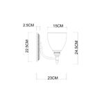 Бра Arte Lamp BONITO A9518AP-1BA, 1хE27