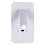 86204-9.2-001KT LED12W+USB WT светильник настенный