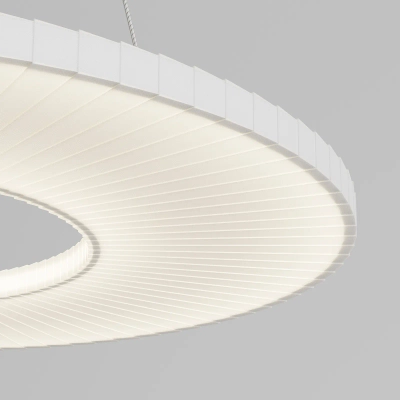 Подвесной светодиодный светильник с абажуром из ткани 101001 LED белый, LED