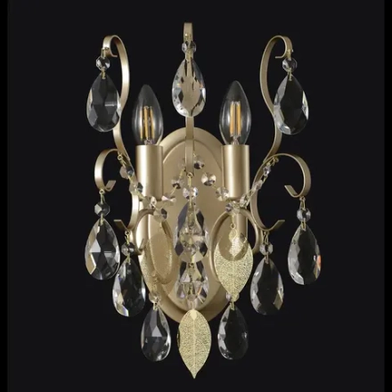 Бра Crystal Lux ESMIRALDA AP2 GOLD 0523/402