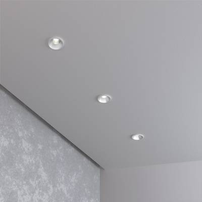 Встраиваемый точечный светодиодный светильник Mosy 3W 4200K сатин/белый 15269/LED 3W 4200K белый/сатин никель