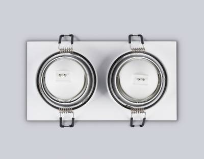 Светильник встраиваемый TN102830/2 WH/WH белый/белый GU5.3/2 178*93*50