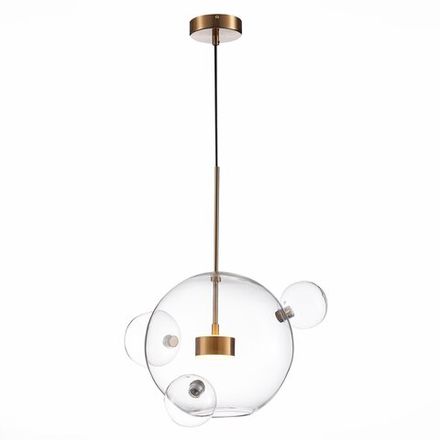 SL1133.203.01 Светильник подвесной ST-Luce Латунь/Прозрачный LED 1*14W 3000K