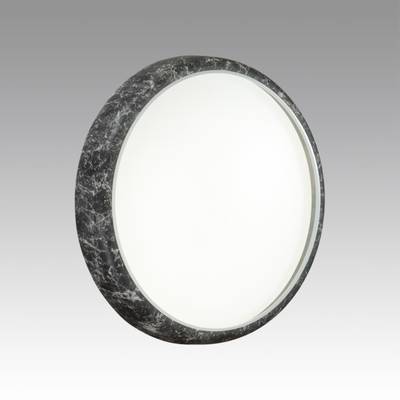 7639/DL COLOR SN 84 Светильник пластик/черн. мрамор LED 48Вт 4000K D410 IP43 MRAMO BLACK