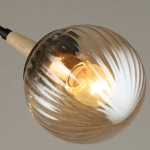 04886-0.3-03 BK+WOOD светильник потолочный Reluce, E27х3