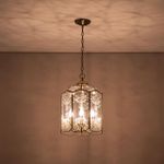 Citilux Витра-2 CL442260 Люстра подвесная витражная Бронза
