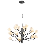 5090/18 MODERN ODL25 553 черный матовый/белый/фарфор Люстра G4 LED 18*5W GARDI