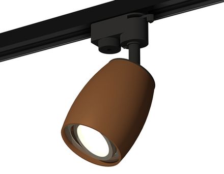 Комплект трекового светильника XT1124003 SCF/PSL кофе песок/серебро полированное MR16 GU5.3 (A2521, C1124, N7003)