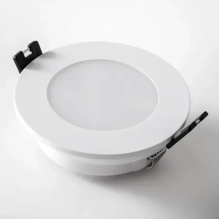 012916 Рамка (светильник) PVC д/LED-модулей 941хх и LED-ламп D50мм PIANO ROUND БЕЛЫЙ IP65