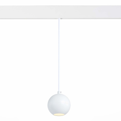 ST354.533.12 Магнитный трековый светильник подвесной белый LED 1*12W 3000K 750Lm Ra>80 36° IP20 D100xH92 48V