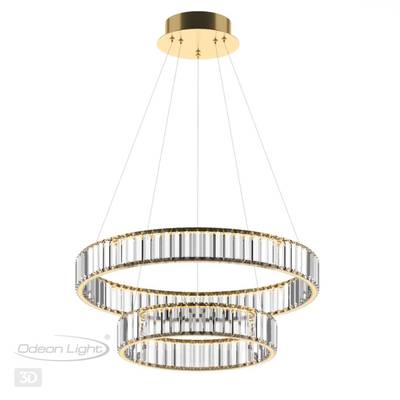 5015/60L L-VISION ODL23 607 золотой/прозрачный металл/хрусталь Люстра LED 60W 4000K 6000Лм VEKIA