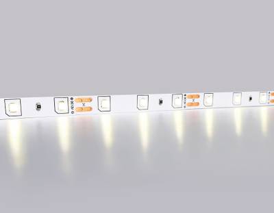 Светодиодная лента GS1002 2835 60Led/ 4.8W m/ 12V IP20 4500K/ 5000*8*1.2mm/ кратность резки 50mm (2 конт.)