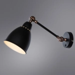 Бра Arte Lamp BRACCIO A2054AP-1BK, 1хE27