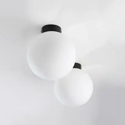 812027 Люстра GLOBO 1х40W E14 matt black/white Lightstar