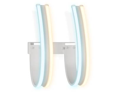 Настенный светодиодный светильник FL164/2 белый LED 3000K/6400K 42W 410*250*220