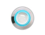 Встраиваемый точечный светильник TN351 CH/BL хром/голубой GU5.3+3W (LED COLD) D95*45