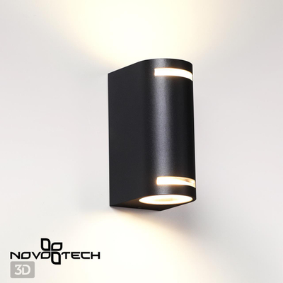 370839 STREET NT22 399 черный Светильник ландшафтный IP54 GU10 2*15W 220V LANDSCAPE
