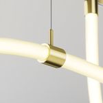 Потолочный коннектор с тросовым подвесом Tau в шинопровод Flarity латунь TRA154CSW-1BS. TM Maytoni