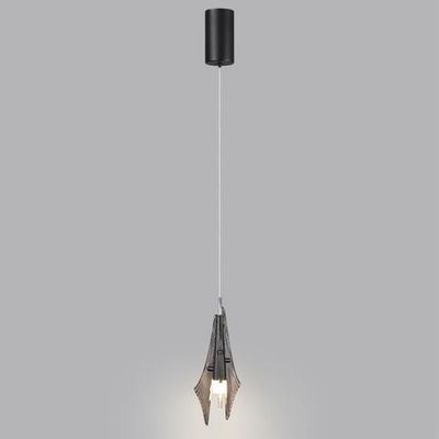 5442/6L L-VISION ODL_EX26 059 черный/дымчатый/металл/стекло/акрил Подвес LED 6W 3000K 633Лм AFALINA