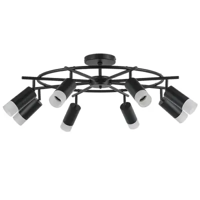 LR7183781 Люстра RULLO 8х50W GU10 ЧЕРНЫЙ (571718+214437-8+202431-8)