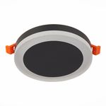 ST104.442.06 Светильник потолочный Черный LED 1*6W 4000K 468Lm Ra&gt;80 120° IP20 D110xH20 170-240V
