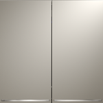 VLS020403 Проходной переключатель встраиваемый VOLTUM S70 двухклавишный с подсветкой 10А, (кашемир) (ТМ Maytoni)